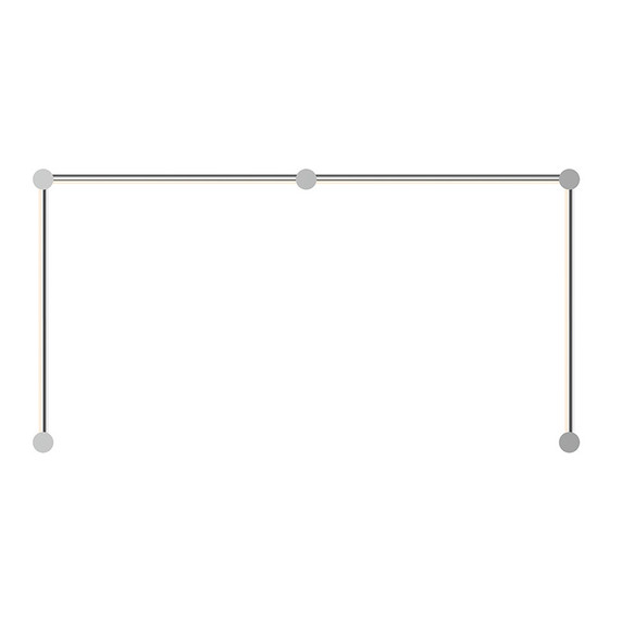 Bathroom Fixtures Cylindrical / Linear by Sonneman ( 69 | 23QSCN222R120PHA Purolinear 360 ) 