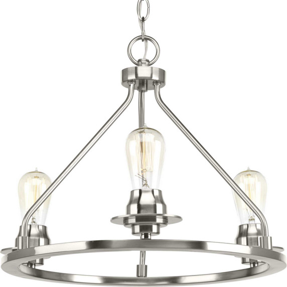 Semi-Flush Mts. Drum Shade by Progress Lighting ( 54 | P350036-009 Debut ) 