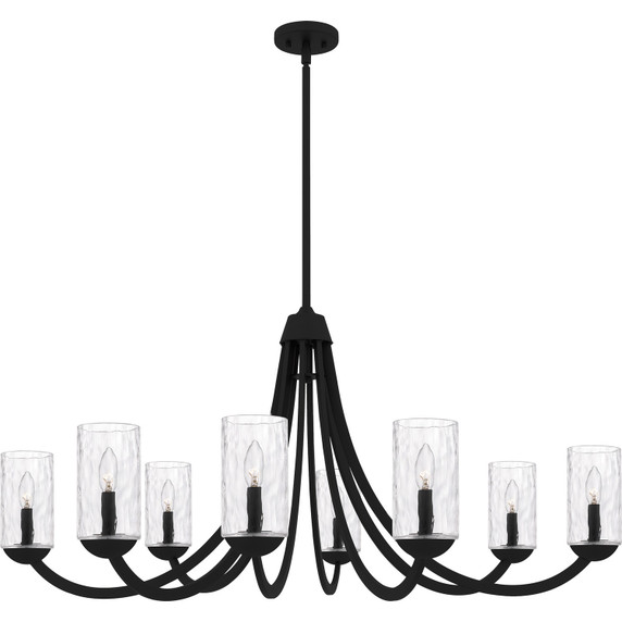Large Chandeliers Glass Shade by Quoizel ( 10 | ALD5045MBK Allard ) 