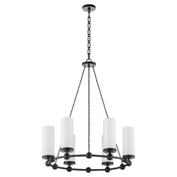 Mid. Chandeliers Glass Up by Quorum ( 19 | 667-6-59 Lee Boulevard ) 