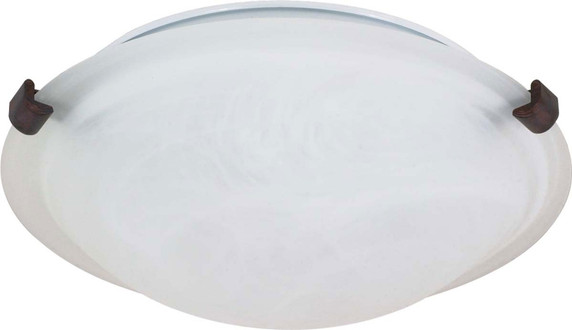Flush Mounts Bowl Style by Nuvo Lighting ( 72 | 60-273 Tri Clip Old Bronze ) 