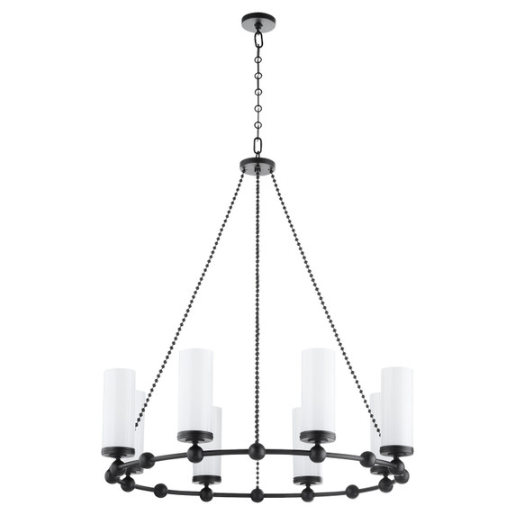 Mid. Chandeliers Glass Up by Quorum ( 19 | 667-8-59 Lee Boulevard ) 