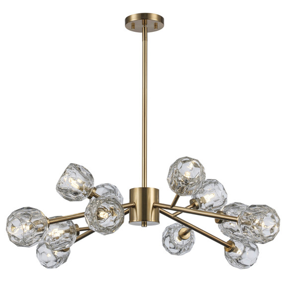 Mid. Chandeliers Starburst by Trans Globe Imports ( 110 | 11669 AG Sequoia ) 