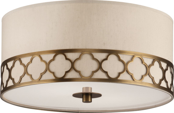 Flush Mounts Drum Shade by Robert Abbey ( 165 | 1575 Addison ) 