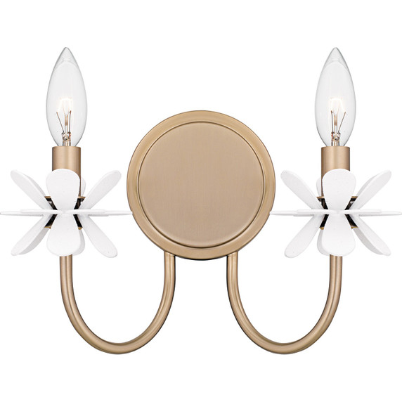 Sconces Double Candle by Quoizel ( 10 | REY8812BGD Remy ) 