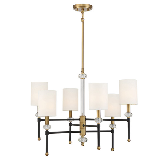 Mid. Chandeliers Candle by Savoy House ( 51 | 1-1887-6-143 Tivoli ) 