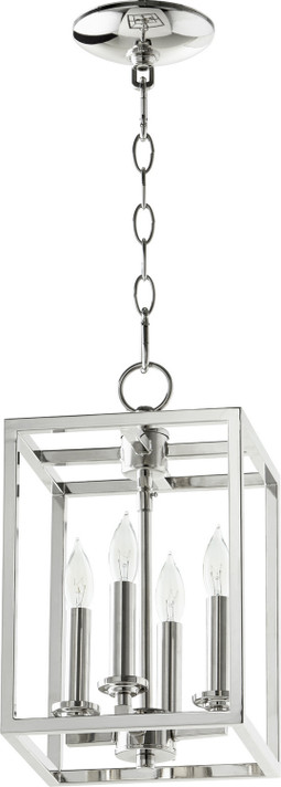 Foyer/Hall Lanterns Open Frame by Quorum ( 19 | 6731-4-162 Cuboid Entries ) 