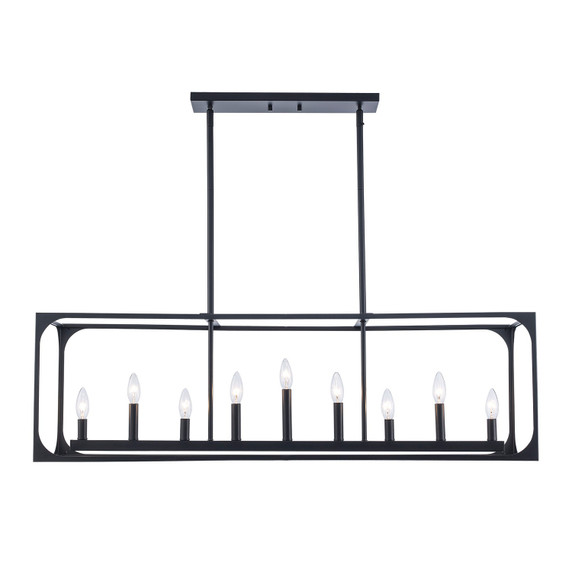 Linear/Island Open Frame by Trans Globe Imports ( 110 | 11719 BK Ruby Ridge ) 