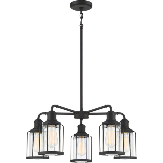 Mid. Chandeliers Glass Down by Quoizel ( 10 | LUD5026EK Ludlow ) 