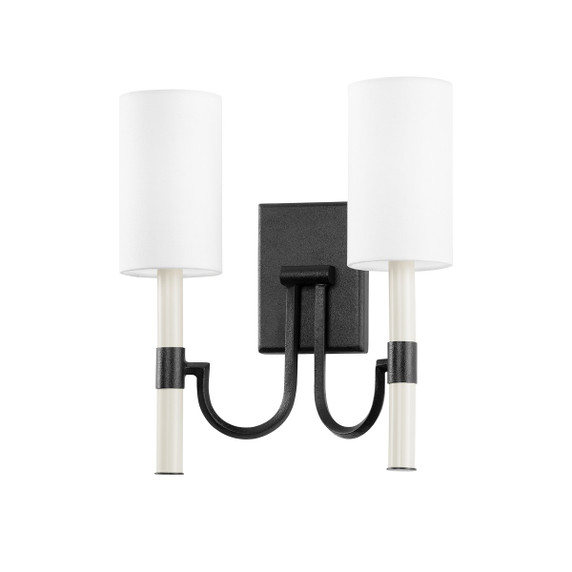 Sconces Double Candle by Troy Lighting ( 67 | B1114-FOR Gustine ) 