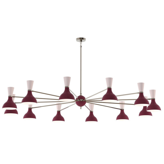 Large Chandeliers Metal Shade by Robert Abbey ( 165 | SM13RW Clare ) 