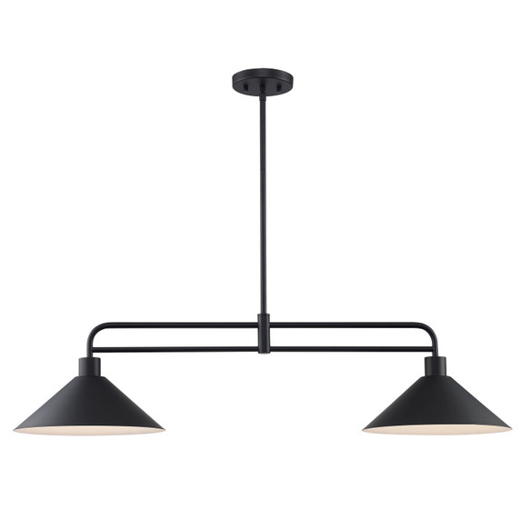 Linear/Island 2 Light Bar by Trans Globe Imports ( 110 | 11763 BK Roscoe ) 
