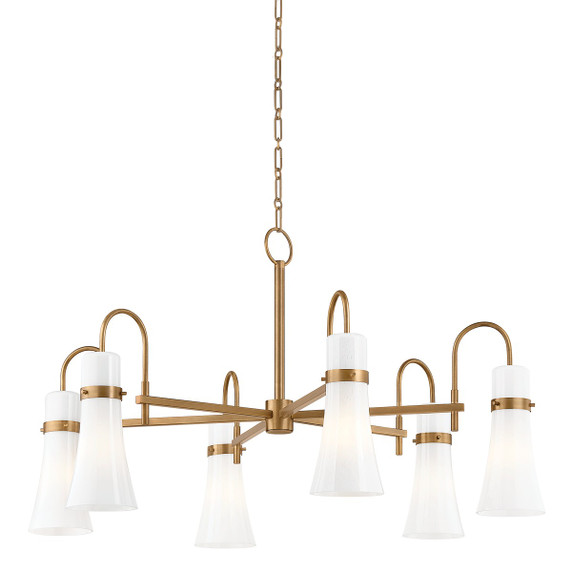 Large Chandeliers Glass Shade by Troy Lighting ( 67 | F3430-PBR Maple ) 