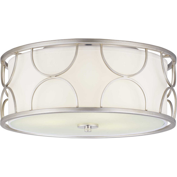 Flush Mounts Drum Shade by Progress Lighting ( 54 | P350132-134 Landree ) 