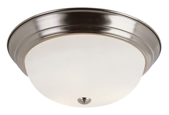 Flush Mounts Bowl Style by Trans Globe Imports ( 110 | 13717 BN Bowers ) 
