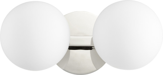 Bathroom Fixtures Two Lights by Quorum ( 19 | 539-2-62 539 Globe Vanities ) 