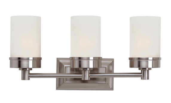 Bathroom Fixtures Three Lights by Trans Globe Imports ( 110 | 70333 BN Fusion ) 