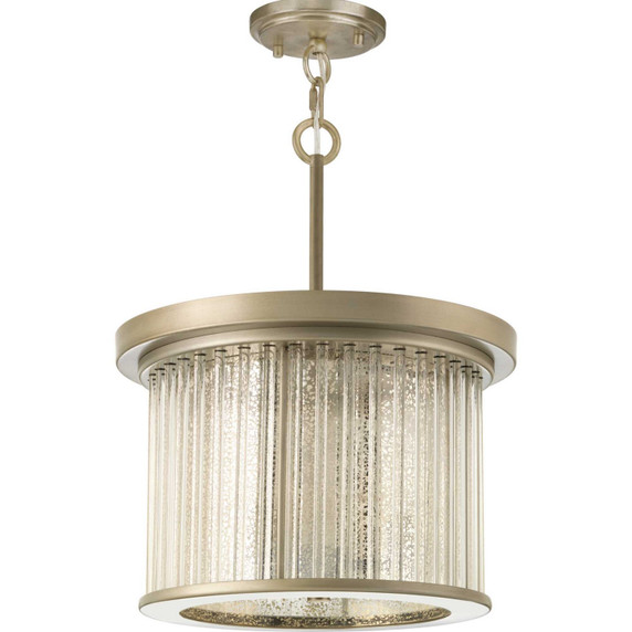 Semi-Flush Mts. Drum Shade by Progress Lighting ( 54 | P350142-081 Point Dume-Sequit Point ) 