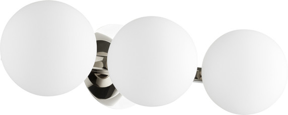 Bathroom Fixtures Three Lights by Quorum ( 19 | 539-3-62 539 Globe Vanities ) 