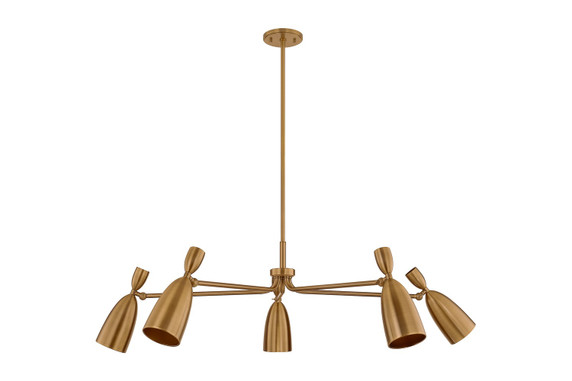 Large Chandeliers Metal Shade by Troy Lighting ( 67 | F4050-PBR Spade ) 