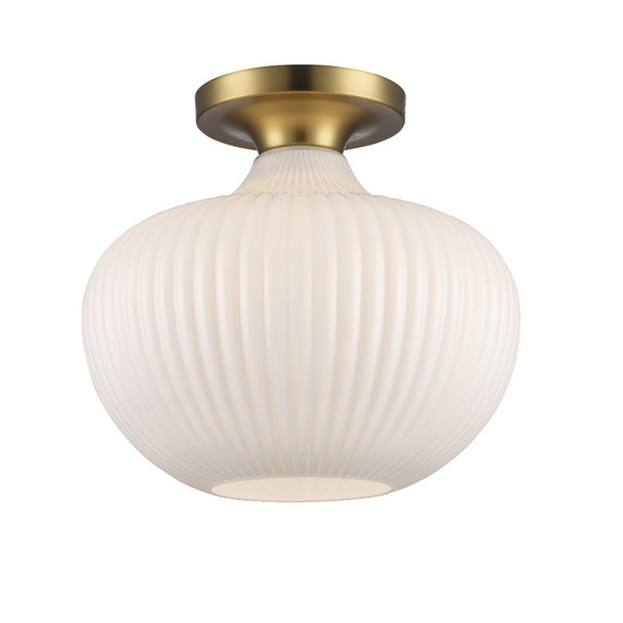 Semi-Flush Mts. Cage by Trans Globe Imports ( 110 | 16180 AG Aristo ) 
