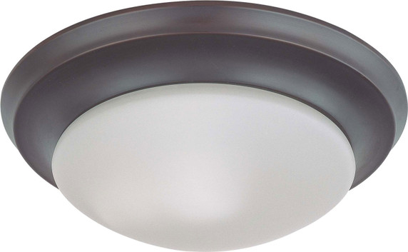 Flush Mounts Bowl Style by Nuvo Lighting ( 72 | 60-3175 Close to Ceiling Mahogany Bronze ) 