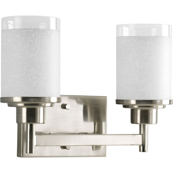 Bathroom Fixtures Two Lights by Progress Lighting ( 54 | P2977-09 Alexa ) 