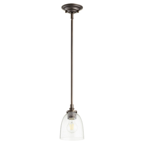 Mini Pendants Glass Down by Quorum ( 19 | 3122-286 Rossington ) 