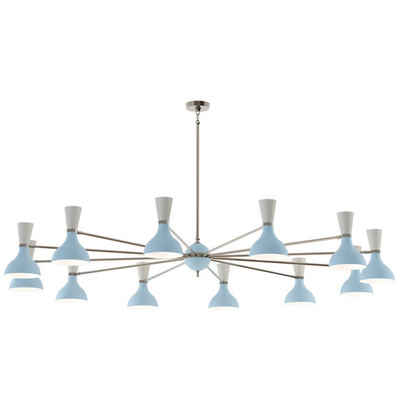 Large Chandeliers Metal Shade by Robert Abbey ( 165 | BB13LY Clare ) 