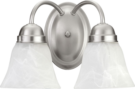 Bathroom Fixtures Two Lights by Quorum ( 19 | 5403-2-65 5403 Lighting Series ) 