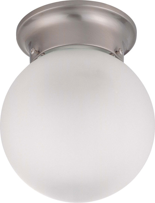 Flush Mounts Bowl Style by Nuvo Lighting ( 72 | 60-3249 Close to Ceiling Brushed Nickel ) 