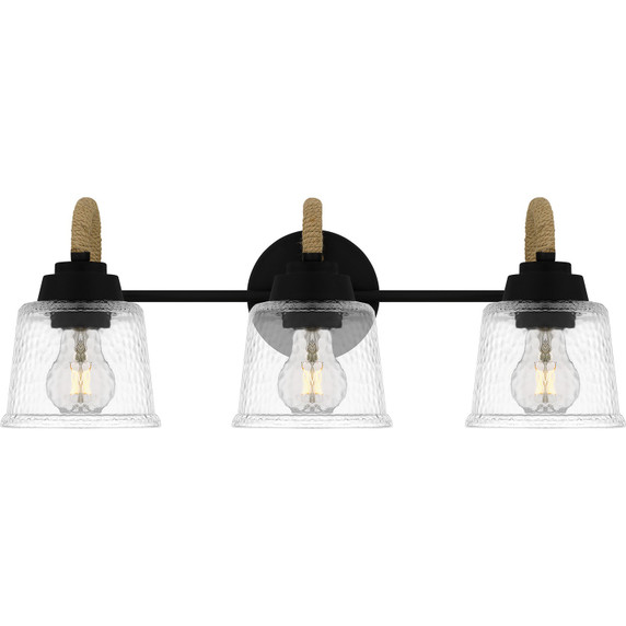 Bathroom Fixtures Three Lights by Quoizel ( 10 | SEB8622MBK Seabreeze ) 