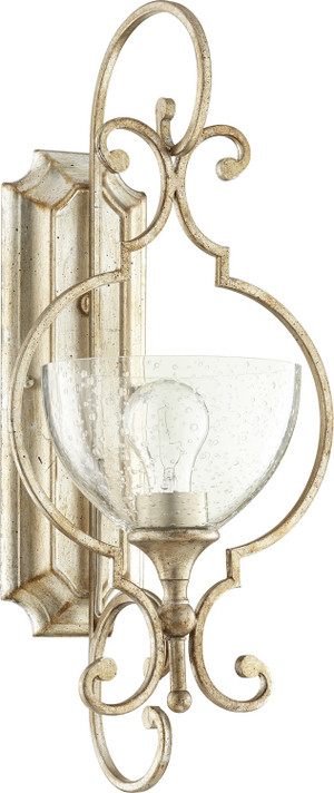 Sconces Single Glass by Quorum ( 19 | 5414-1-60 Ansley ) 