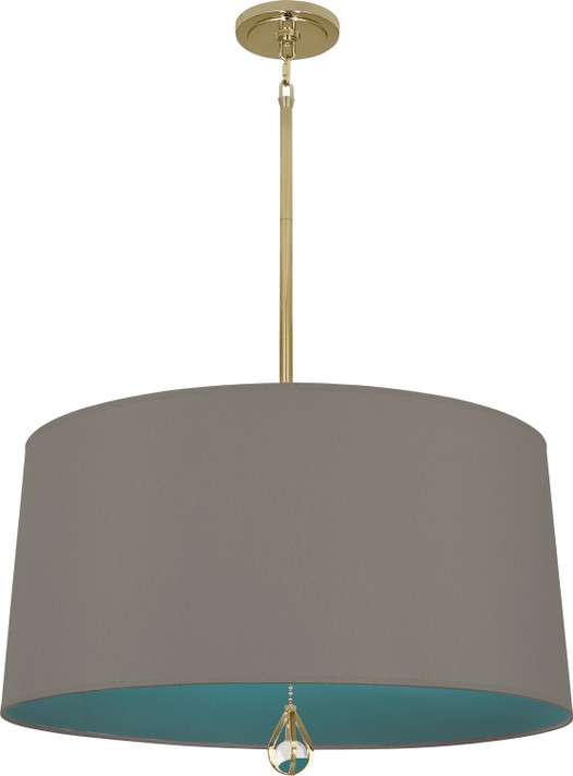 Pendants Fabric Shade by Robert Abbey ( 165 | BN331 Williamsburg Custis ) 