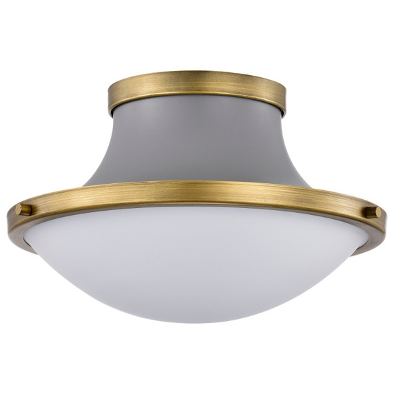 Flush Mounts Glass Down by Nuvo Lighting ( 72 | 60-7915 Lafayette ) 