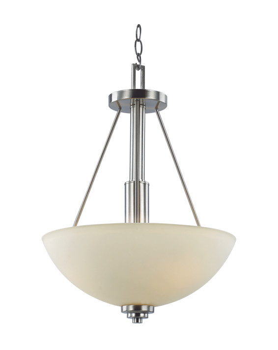 Pendants Bowl Style by Trans Globe Imports ( 110 | 70528 BN Mod Pod ) 