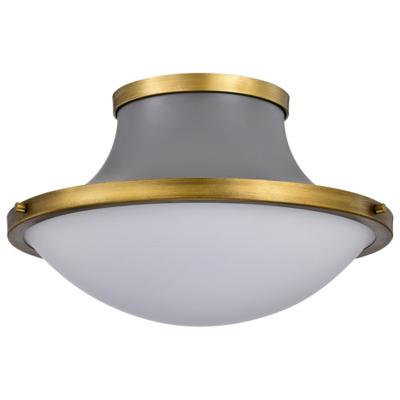 Flush Mounts Glass Down by Nuvo Lighting ( 72 | 60-7916 Lafayette ) 
