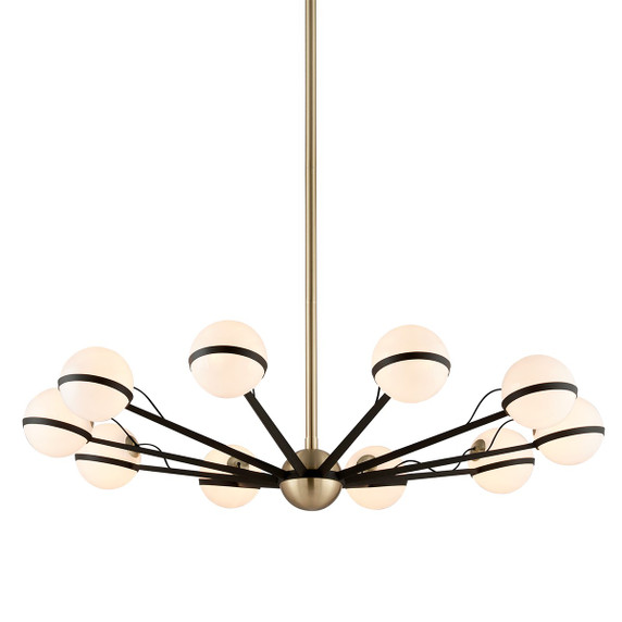 Large Chandeliers Glass Shade by Troy Lighting ( 67 | F5306-TBZ/BBA Ace ) 