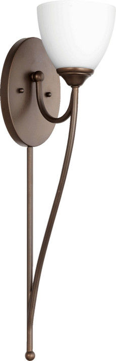 Sconces Single Glass by Quorum ( 19 | 5450-1-86 Brooks ) 