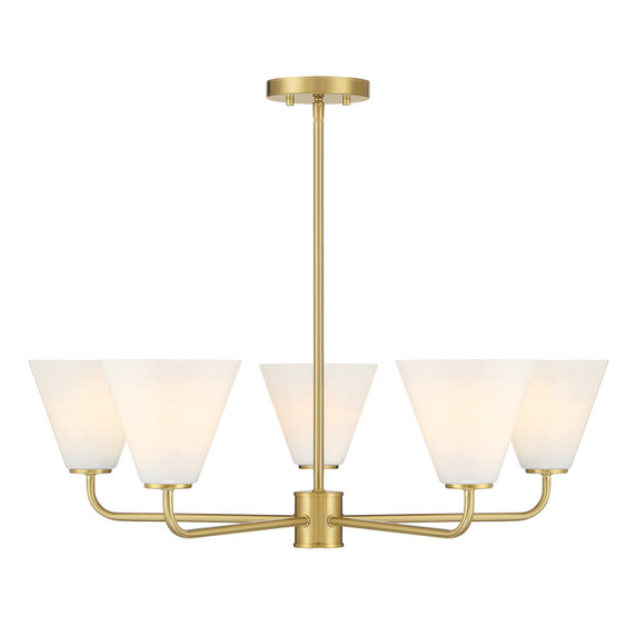 Mid. Chandeliers Glass Up by Savoy House ( 51 | 1-4015-5-322 Blair ) 