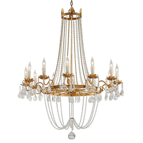 Large Chandeliers Candle by Troy Lighting ( 67 | F5367-VGL Viola ) 