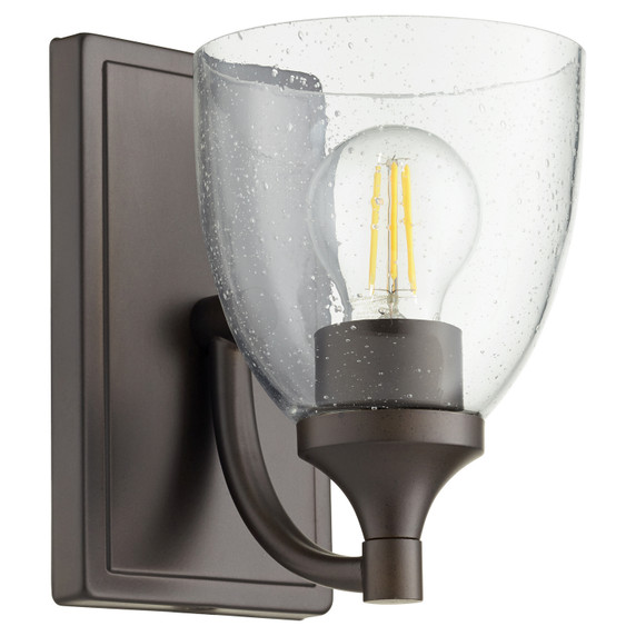 Sconces Single Glass by Quorum ( 19 | 5459-1-286 Enclave ) 