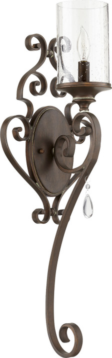 Sconces Single Glass by Quorum ( 19 | 5473-1-39 San Miguel ) 