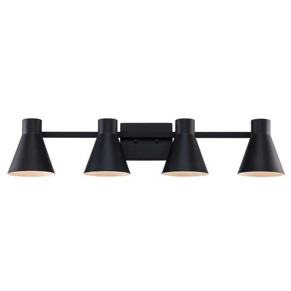 Bathroom Fixtures Four Lights by Trans Globe Imports ( 110 | 22384 BK ) 