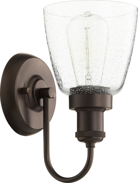 Sconces Single Glass by Quorum ( 19 | 548-1-86 548 Wall Mounts ) 