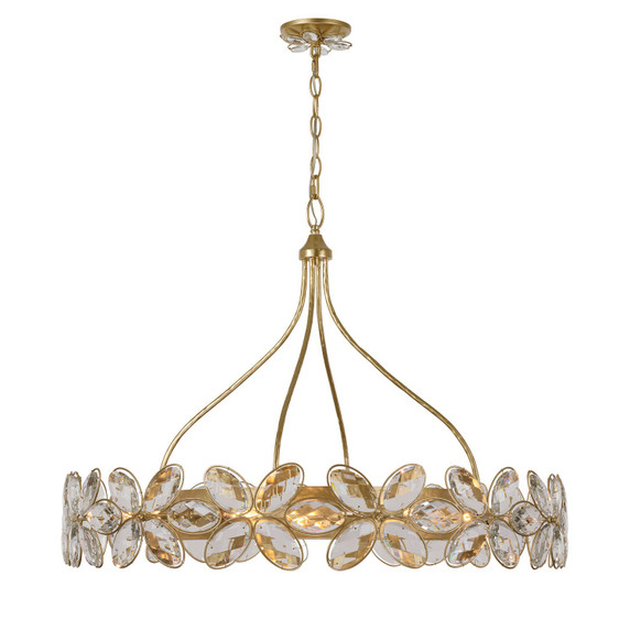 Mid. Chandeliers Glass Up by Savoy House ( 51 | 1-4528-14-221 Marbella ) 