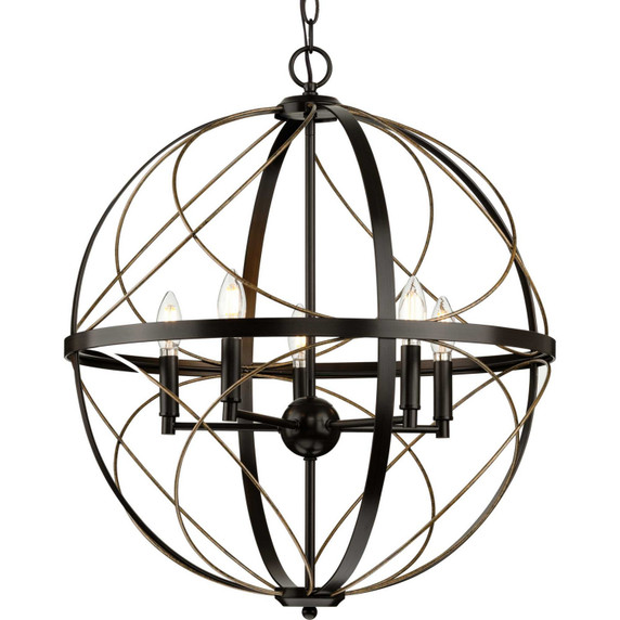 Mid. Chandeliers Candle by Progress Lighting ( 54 | P500287-020 Brandywine ) 