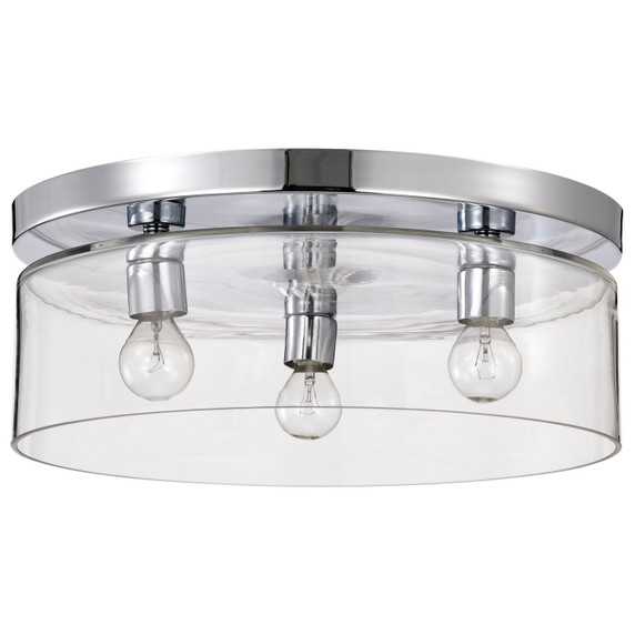 Flush Mounts Glass Down by Nuvo Lighting ( 72 | 60-8074 Marlowe ) 