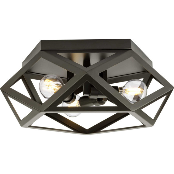 Flush Mounts Cage Style by Progress Lighting ( 54 | P350244-129 Saucedo ) 