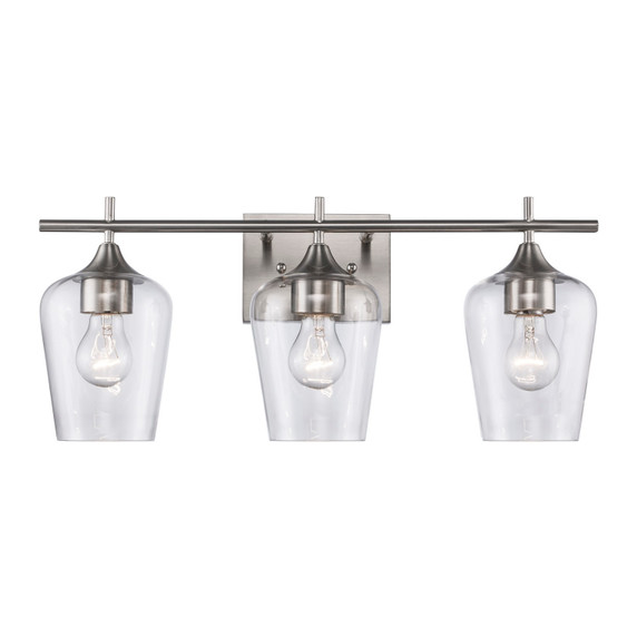 Bathroom Fixtures Three Lights by Trans Globe Imports ( 110 | 71833 BN Kieran ) 